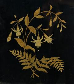 English Victorian Floral Framed Embroidery - 4321495