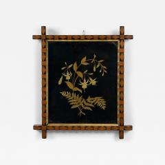 English Victorian Floral Framed Embroidery - 4332432