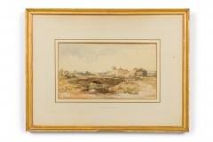 English Victorian Genre Scene Depicting a Small Bridge and River - 4516511