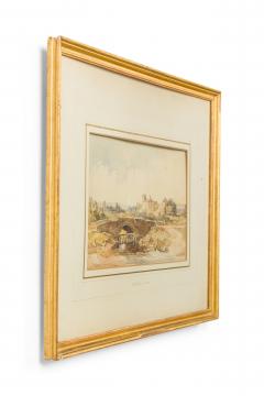 English Victorian Genre Scene Depicting a Small Bridge and River - 4516521