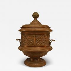 English Victorian Hammered Copper Centerpiece - 4289724