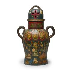 English Victorian Heavily Adorned and Aged Urn - 4695043
