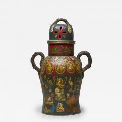 English Victorian Heavily Adorned and Aged Urn - 4695152