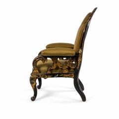 English Victorian Lacquered Arm Chair - 1404116