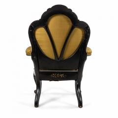 English Victorian Lacquered Arm Chair - 1404118
