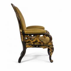 English Victorian Lacquered Arm Chair - 1404120