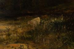 English Victorian Landscape of Cows by a Stream - 4516306