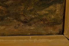 English Victorian Landscape of Cows by a Stream - 4516307