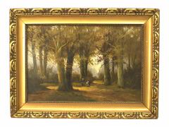 English Victorian Landscape of Forest Scene - 4516781