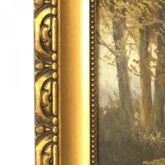 English Victorian Landscape of Forest Scene - 4516784