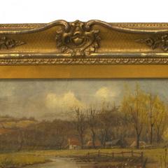 English Victorian Landscape of Lake House - 4516898