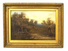 English Victorian Landscape of Small Bridge - 4516791