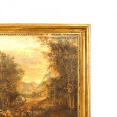 English Victorian Landscape of Wagon and Horse - 4516715