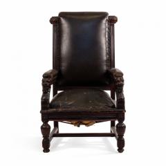 English Victorian Leather Judges Chairs - 1401890