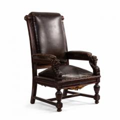 English Victorian Leather Judges Chairs - 1401891