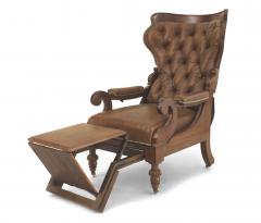 English Victorian Mahogany Arm Chair - 1404147