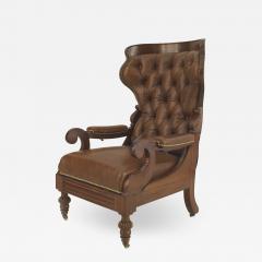 English Victorian Mahogany Arm Chair - 1407940
