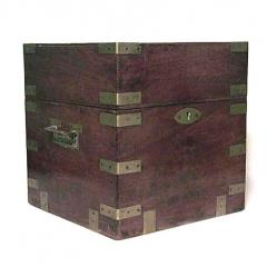 English Victorian Mahogany Tantalus Set Case - 4682963