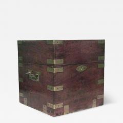 English Victorian Mahogany Tantalus Set Case - 4682974