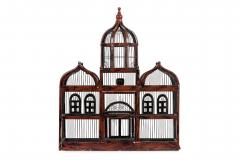 English Victorian Metal and Wood Birdcage - 4660898