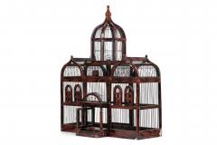English Victorian Metal and Wood Birdcage - 4660900