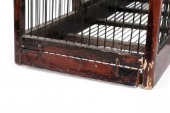 English Victorian Metal and Wood Birdcage - 4660902