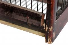 English Victorian Metal and Wood Birdcage - 4660903