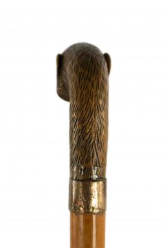 English Victorian Monkey Head Cane - 3195838