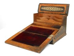 English Victorian Oak Lap Desk Box - 4661640