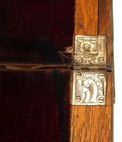 English Victorian Oak Lap Desk Box - 4661643