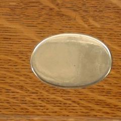 English Victorian Oak and Silver Tray - 4322545