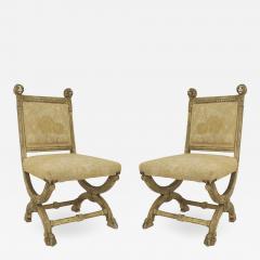 English Victorian Painted Side Chairs - 1421401