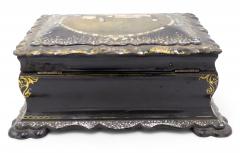 English Victorian Papier Mache Box - 4321388