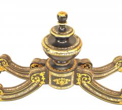 English Victorian Papier Mache Lacquered Console Table - 1428074