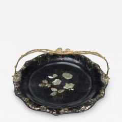English Victorian Papier Mache Tray - 4740818