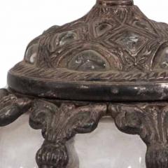 English Victorian Pewter And Glass Box 1 - 3195881