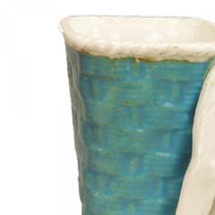 English Victorian Porcelain Monkey Vase - 4321199