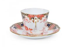English Victorian Porcelain Teacups and Saucers - 4673428