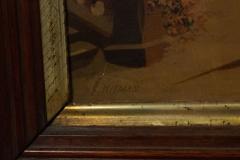 English Victorian Print of Winter Scene - 4517013