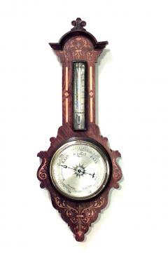 English Victorian Rosewood Barometer - 4322656