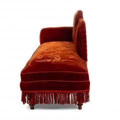 English Victorian Rust Velvet - 1404440
