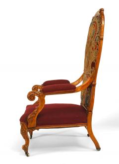 English Victorian Satinwood Arm Chair - 1404064