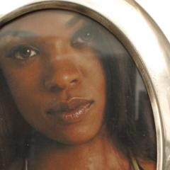 English Victorian Silver Oval Picture Frame 6 - 3195965