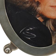 English Victorian Silver Oval Picture Frame - 4672433