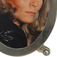 English Victorian Silver Oval Picture Frame - 4672434