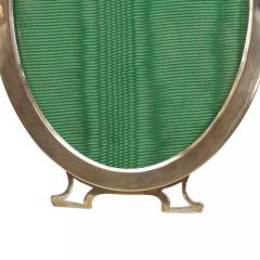 English Victorian Silver Oval Picture Frame - 4672796