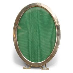 English Victorian Silver Oval Picture Frame - 4720721