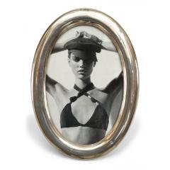 English Victorian Silver Oval Picture Frame - 4720900