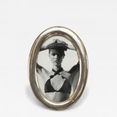 English Victorian Silver Oval Picture Frame - 4720920