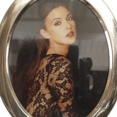 English Victorian Silver Oval Picture Frame - 4675765